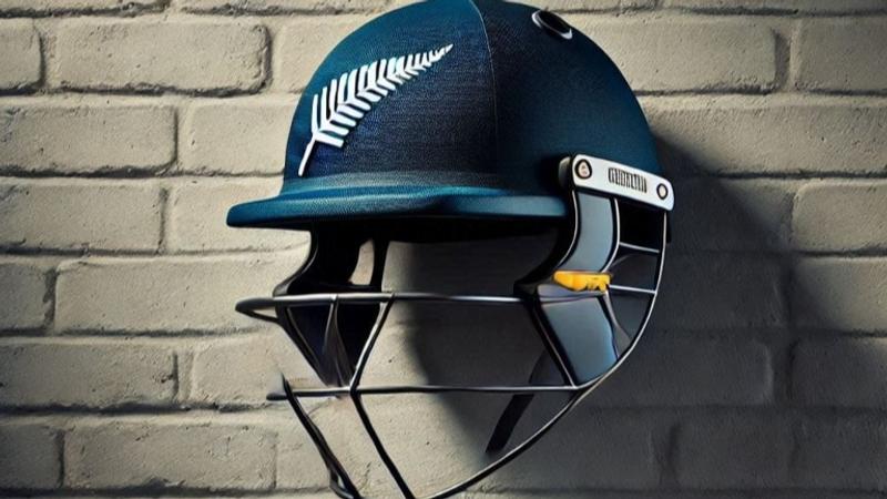 New Zealand cricket team's helmet