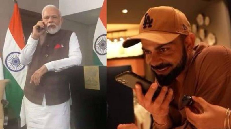 PM Modi and Virat Kohli