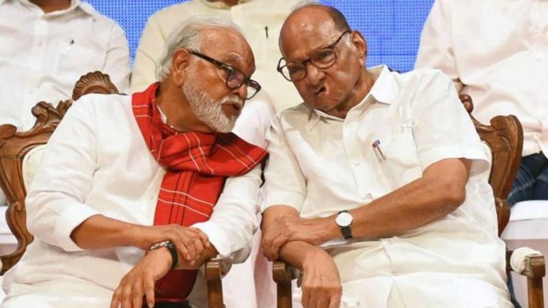 Chhagan Bhujbal and Sharad Pawar