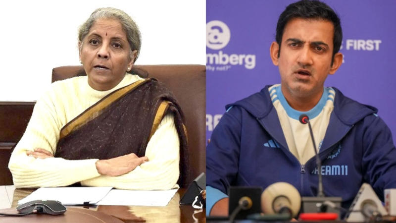 Nirmala Sitharaman and Gautam gambhir