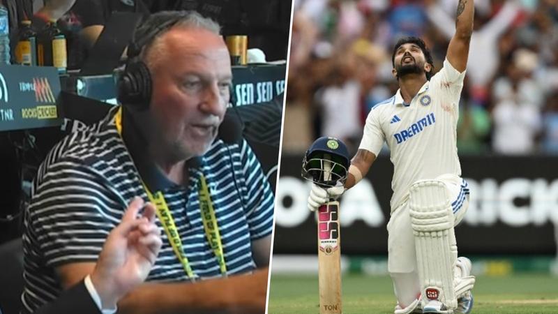 Nitish kumar reddy hits maiden century his father ravi shastri ian botham gets emotional