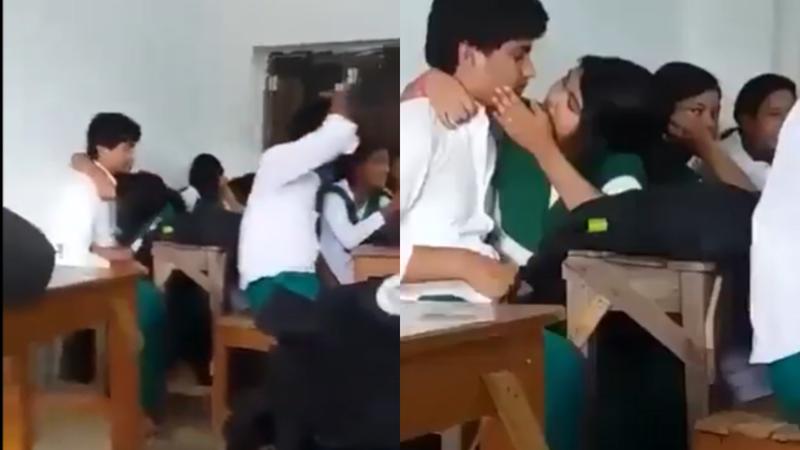 Noida classroom obscenity caught on camera 