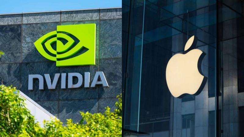 Nvidia vs Apple market cap