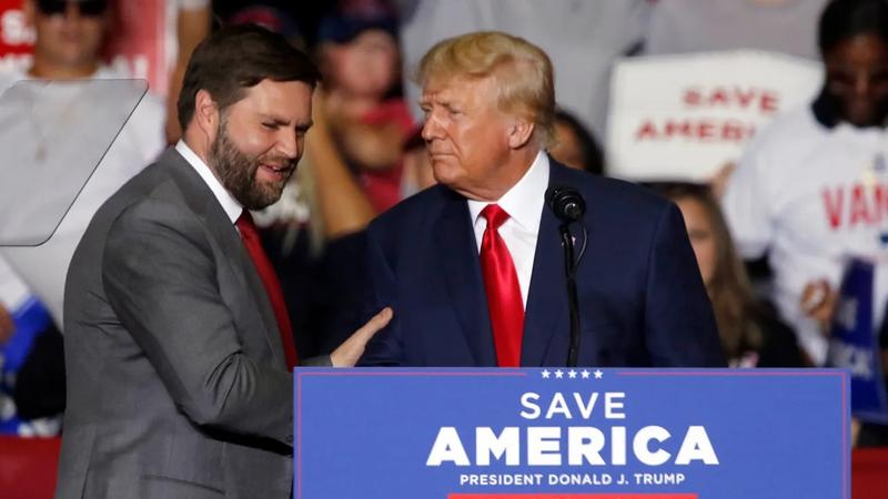 JD Vance with Donald Trump