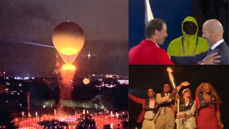 Olympic Flame lights up