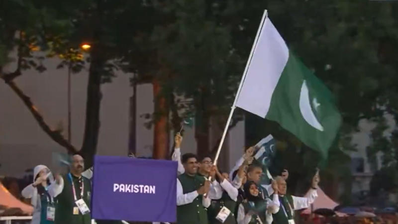 Pakistan contingent at Paris Olympics