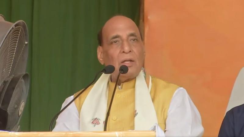 Pakistan feeling pain watching democracy flourishing in J&K, says Rajnath Singh