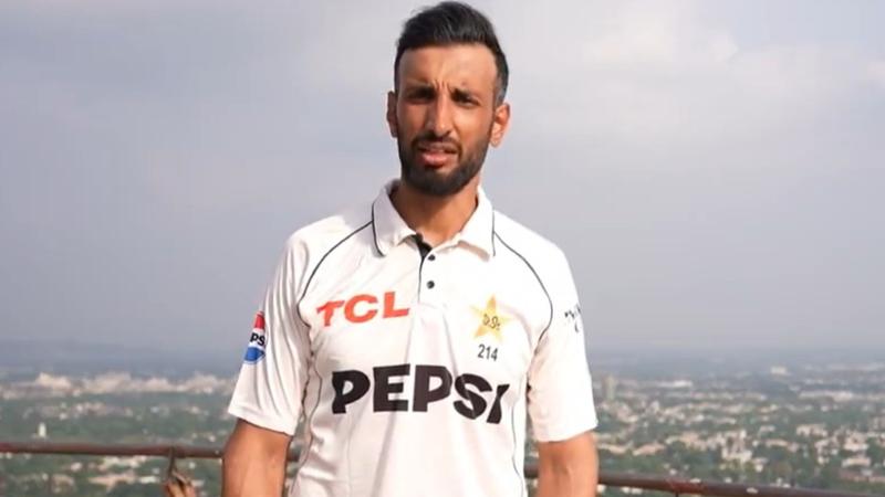 Pakistan Test Captain Shan Masood