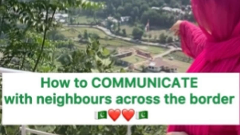 Pakistani doctor shows ways to communicate with Indians