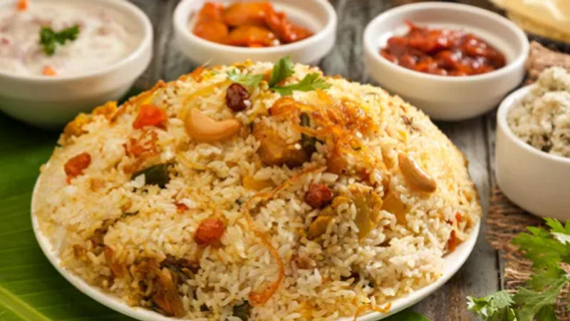 Paragon Restaurant's world-famous authentic biryani. 