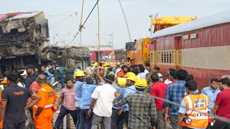 passengers of the crashed express train left for darbhanga by special train railways ordered investigation