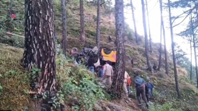 Pauri Bus Accident: 5 Killed, Several Injured As Passenger Bus Falls Into Deep Gorge In Uttarakhand