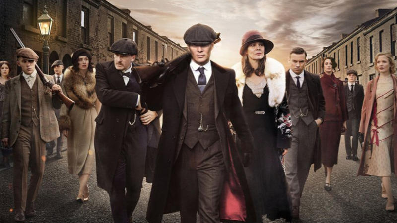 Peaky Blinders is a gangster series starring Cillian Murphy