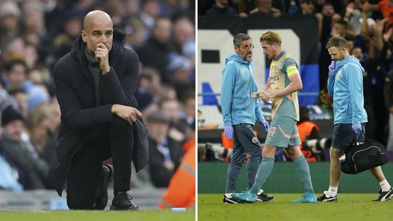 Pep Guardiola on Kevin De Bruyne's injury