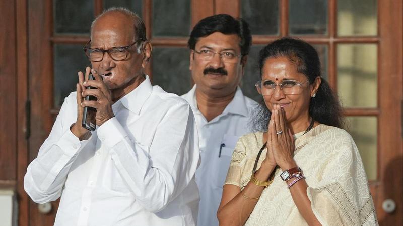 'Person Who Made Allegations ..': Sharad Pawar Defends Supriya Sule Over Alleged 'Bitcoin Scam'