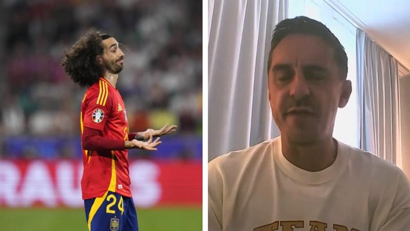 Marc Cucurella responds to Gary Neville