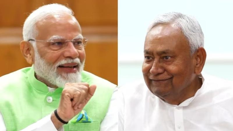 PM Modi and Bihar CM Nitish Kumar 