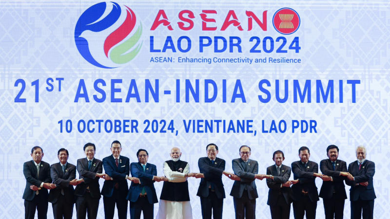 PM Modi at ASEAN-India summit in Laos