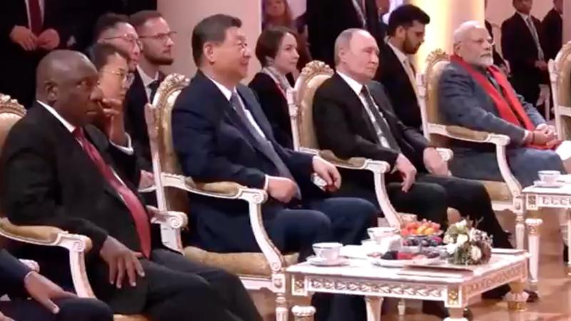 PM Modi at BRICS dinner 