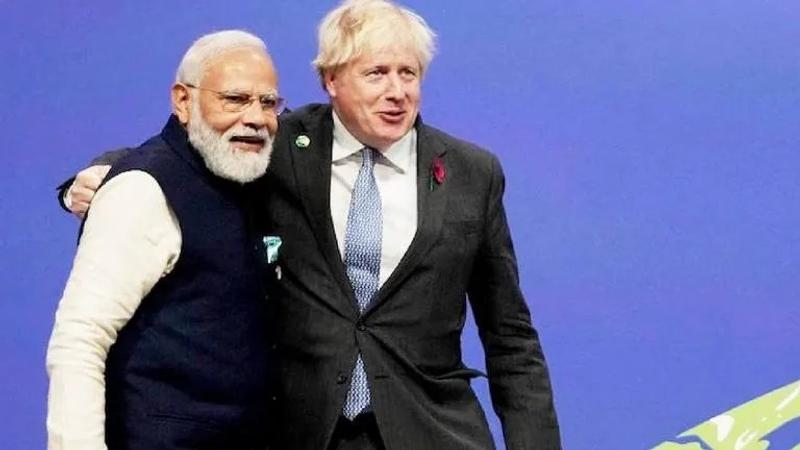 PM Modi, Boris Johnson