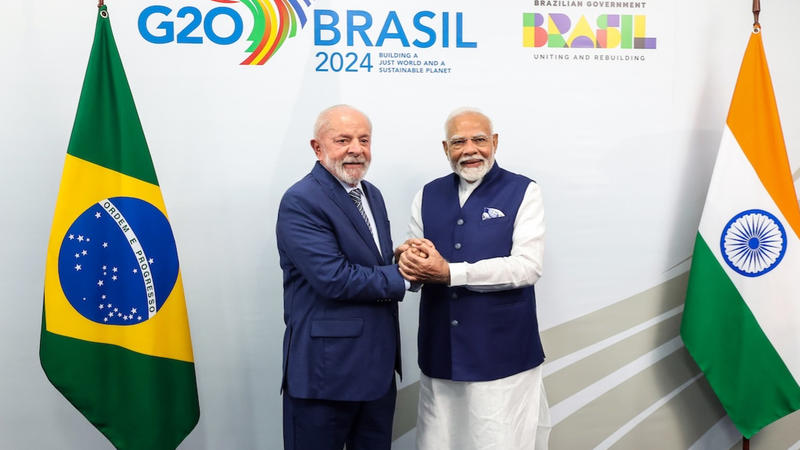 PM Modi, Brazil President Lula 