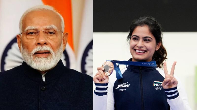 PM Modi celebrates Manu Bhaker