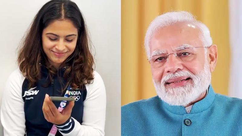 PM Modi Congratulate Manu Bhaker 