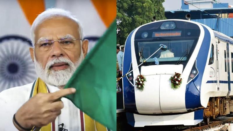 PM Modi flags Off Vande Bharat Trains