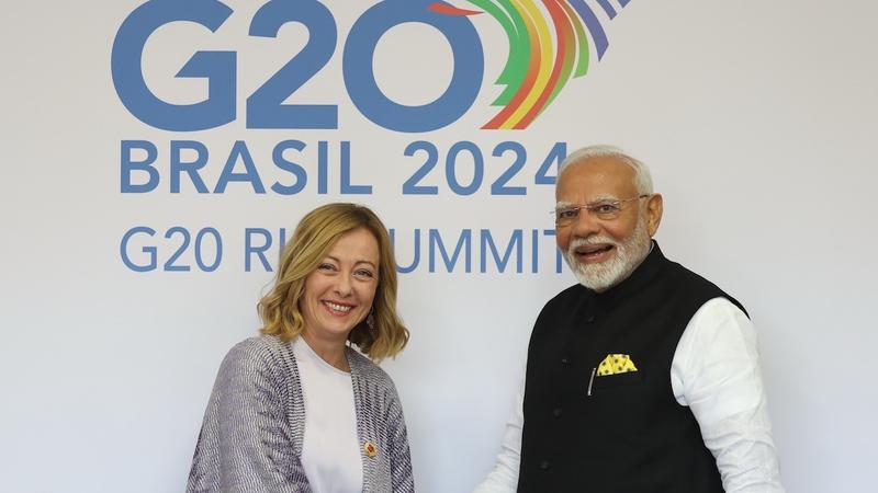 PM Modi, Giorgia Meloni