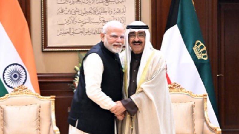 PM Modi honored with Mubarak Al-Kabeer Necklace award