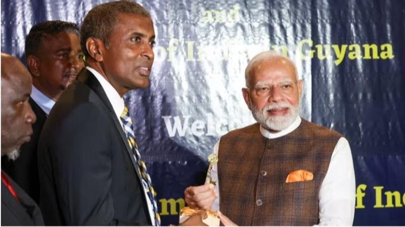 PM Modi in Guyana