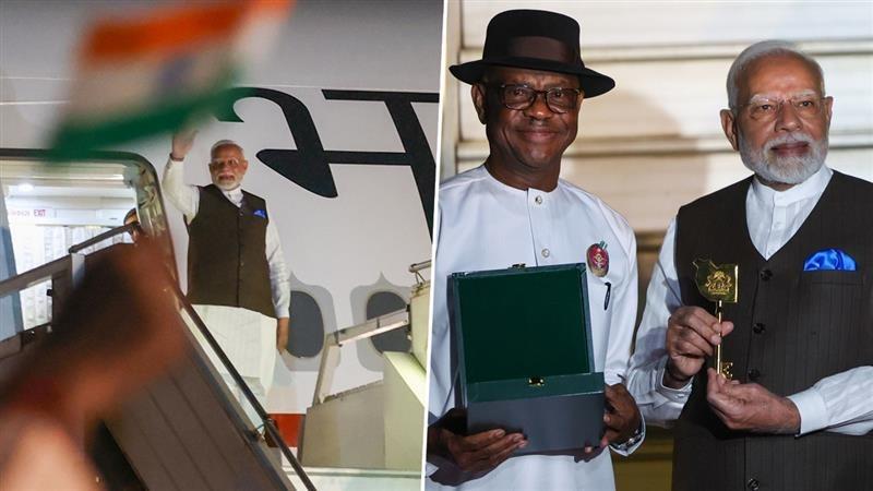 PM Modi In Nigeria With President Tinubu