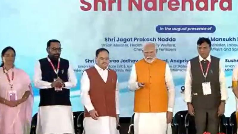 PM Modi Inaugurates Projects Related to Health Sector