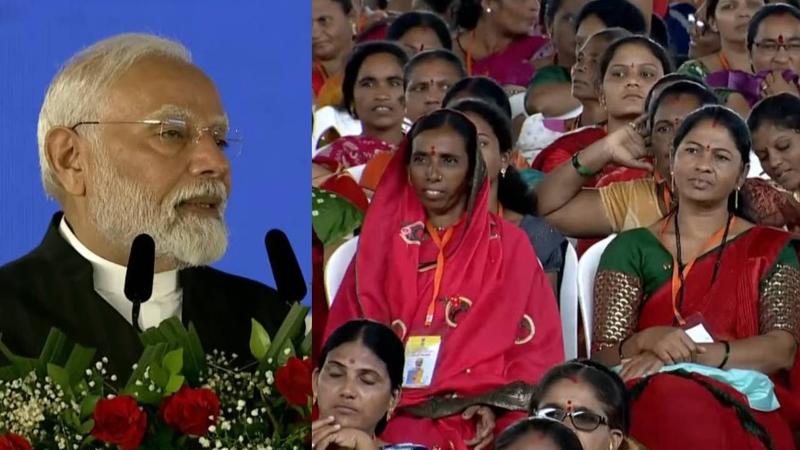 PM modi interacted with lakhpati Didi