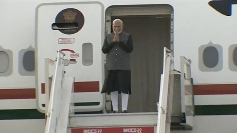 PM Modi lands in Kazan