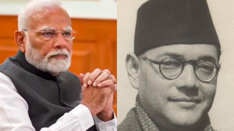 PM Modi Pays Tribute to Subhash Chandra Bose