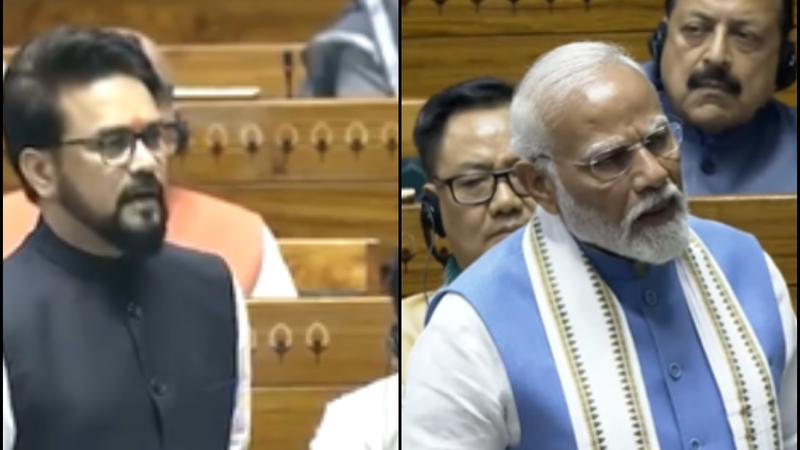 PM Modi Praises Anurag Thakur's Lok Sabha Speech As 'must hear'