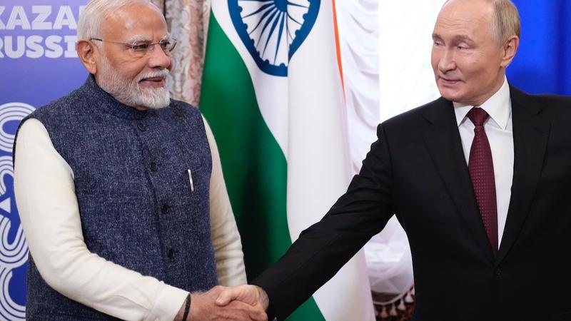 PM Modi Putin Kazan 