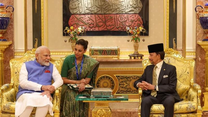 PM Modi's visit to -Istana Nurul Iman Palace