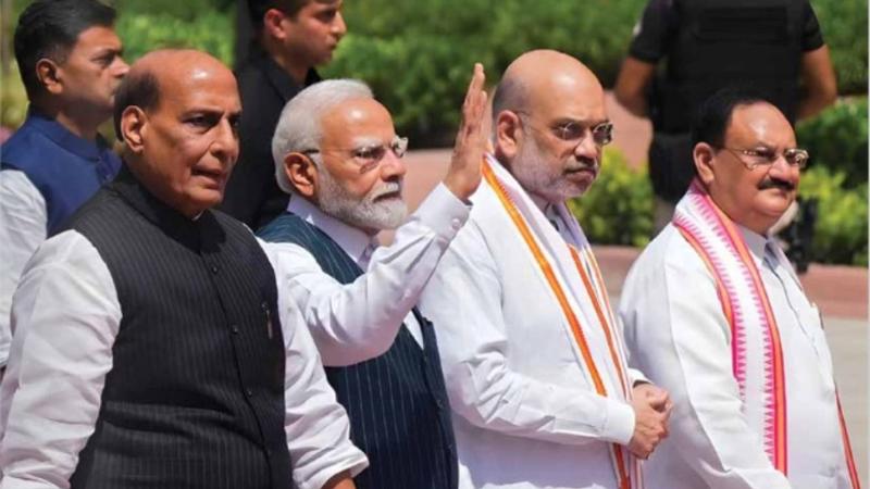 PM Narendra Modi, Amit Shah, JP Nadda, Rajnath Singh