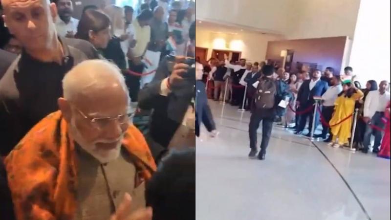 pm narendra modi as he arrives in kyiv