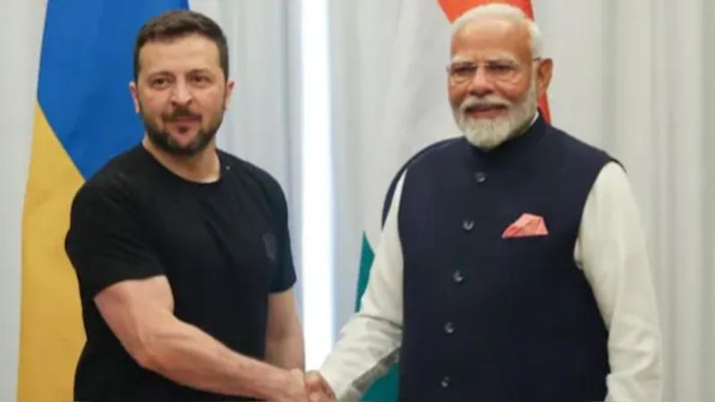 PM Modi with Ukraine President Zelenskyy