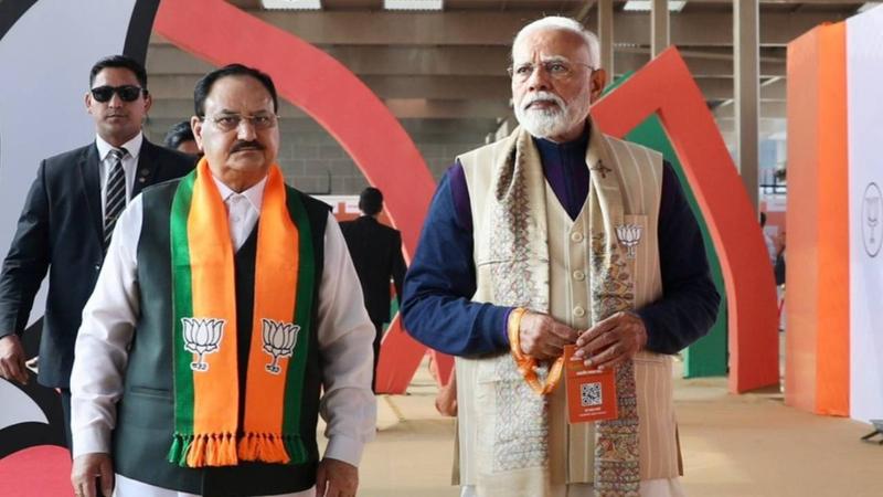 PM Modi and JP Nadda