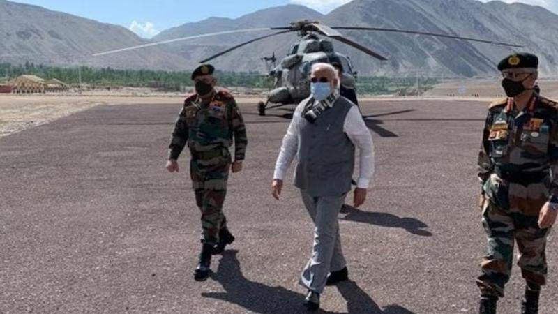 Prime Minister Narendra Modi in Ladakh