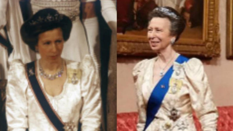  Princess Anne effortlessly demonstrated enduring grace, elegance, and beauty.