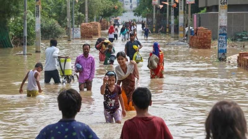 Water has been pumped out from the affected areas of Bawana in outer Delhi and officials are on-site to monitor the repair work on the Munak canal