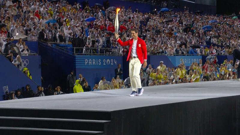 Rafael Nadal at Paris Olympics