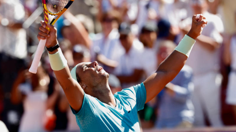 Rafael Nadal in Swedish Open Final