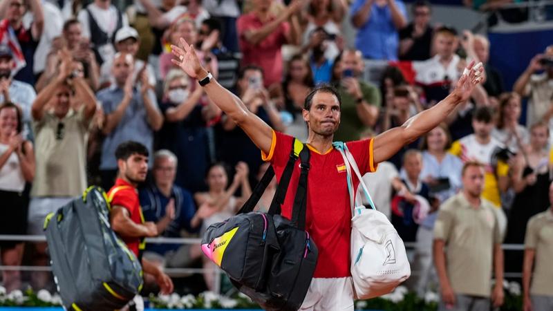 Rafael Nadal says goodbye to Olympics