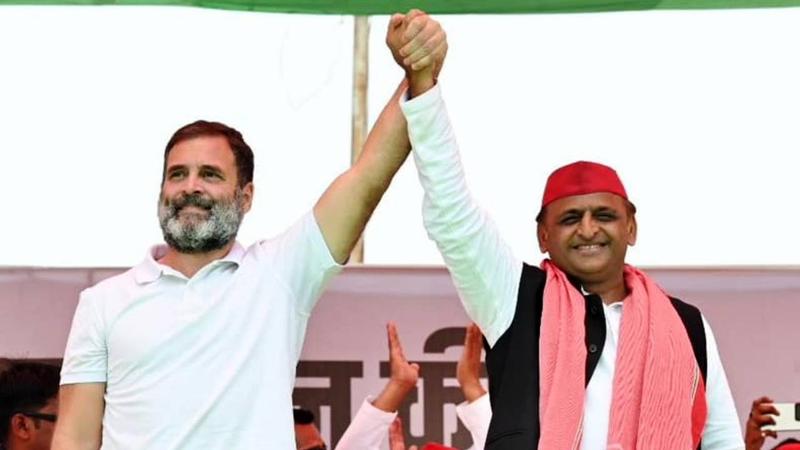 Rahul Gandhi and Akhilesh Yadav